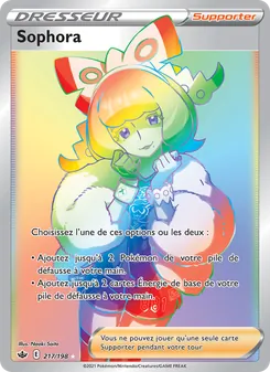 Carte Pokémon Sophora 217 — Règne de Glace