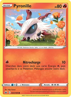 Carte Pokémon Pyronille 23 — Règne de Glace