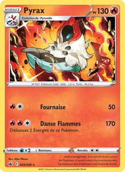 Carte Pokémon Pyrax 24 — Règne de Glace