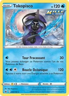 Carte Pokémon Tokopisco 40 — Règne de Glace