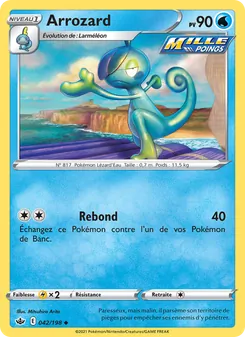 Carte Pokémon Arrozard 42 — Règne de Glace