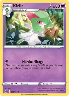 Carte Pokémon Kirlia 60 — Règne de Glace