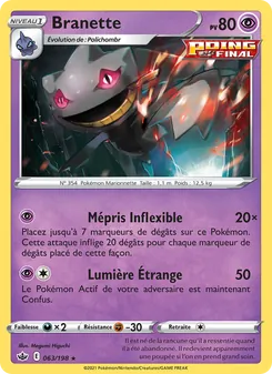Carte Pokémon Branette 63 — Règne de Glace