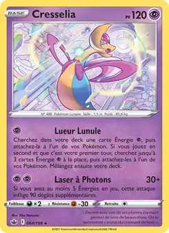 Carte Pokémon Cresselia 64 — Règne de Glace