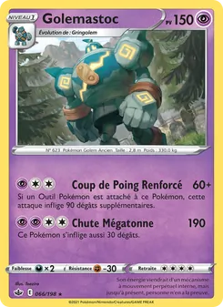 Carte Pokémon Golemastoc 66 — Règne de Glace