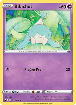 Carte Pokémon Bibichut 71 — Règne de Glace