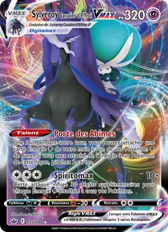 Carte Pokémon Sylveroy Cavalier d'Effroi VMAX 75 — Règne de Glace