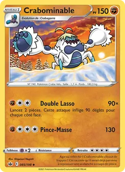 Carte Pokémon Crabominable 85 — Règne de Glace