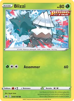 Carte Pokémon Blizzi 9 — Règne de Glace