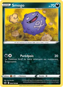 Carte Pokémon Smogo 94 — Règne de Glace