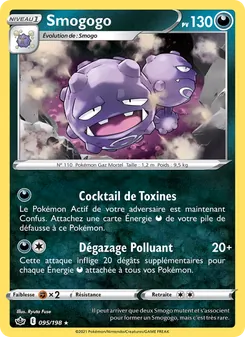 Carte Pokémon Smogogo 95 — Règne de Glace