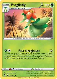 Carte Pokémon Fragilady 10 — Évolution Céleste