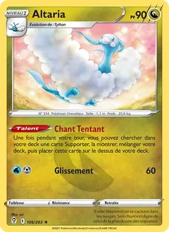 Carte Pokémon Altaria 106 — Évolution Céleste