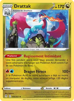 Carte Pokémon Drattak 109 — Évolution Céleste
