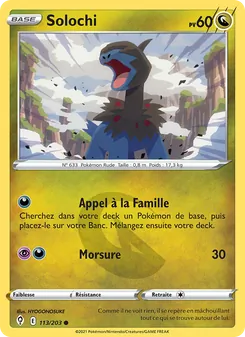 Carte Pokémon Solochi 113 — Évolution Céleste