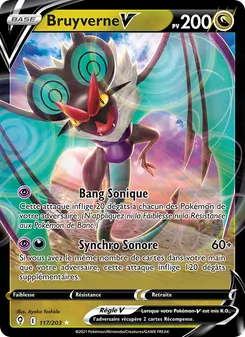 Carte Pokémon Bruyverne V 117 — Évolution Céleste