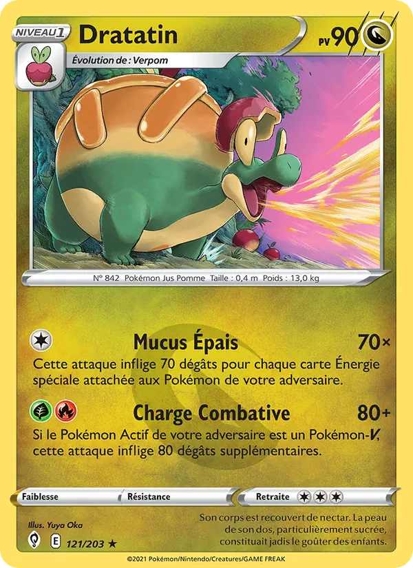 Carte Pokémon Dratatin 121/203 de l'extension Évolution Céleste
