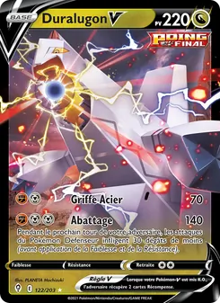 Carte Pokémon Duralugon V 122 — Évolution Céleste
