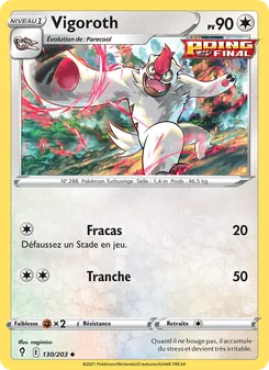 Carte Pokémon Vigoroth 130 — Évolution Céleste