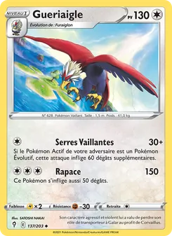 Carte Pokémon Gueriaigle 137 — Évolution Céleste
