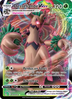 Carte Pokémon Desséliande VMAX 14 — Évolution Céleste