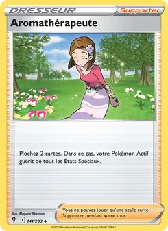 Carte Pokémon Aromathérapeute 141 — Évolution Céleste