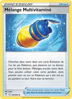 Carte Pokémon Mélange Multivitaminé 142 — Évolution Céleste
