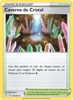 Carte Pokémon Caverne de Cristal 144 — Évolution Céleste
