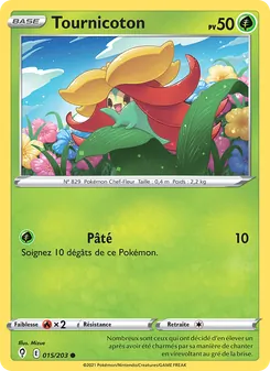 Carte Pokémon Tournicoton 15 — Évolution Céleste