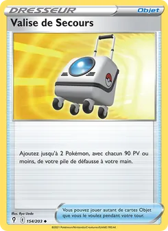 Carte Pokémon Valise de Secours 154 — Évolution Céleste