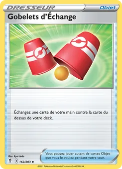 Carte Pokémon Gobelets d'Échange 162 — Évolution Céleste
