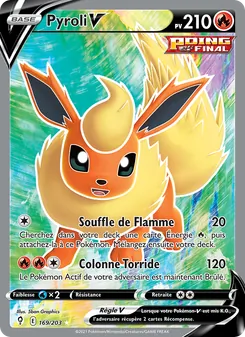 Carte Pokémon Pyroli V 169 — Évolution Céleste
