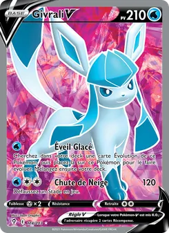Carte Pokémon Givrali V 174 — Évolution Céleste