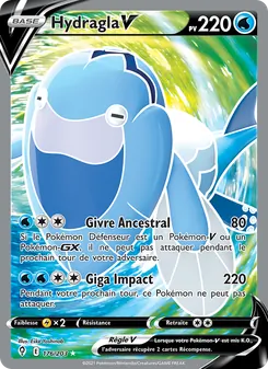 Carte Pokémon Hydragla V 176 — Évolution Céleste