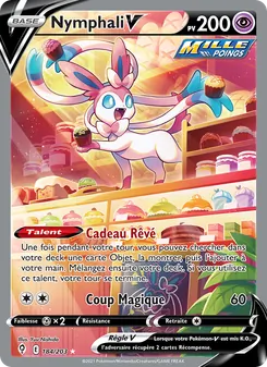 Carte Pokémon Nymphali V 184 — Évolution Céleste