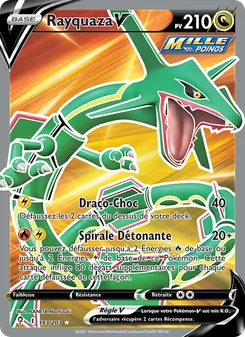 Carte Pokémon Rayquaza V 193 — Évolution Céleste
