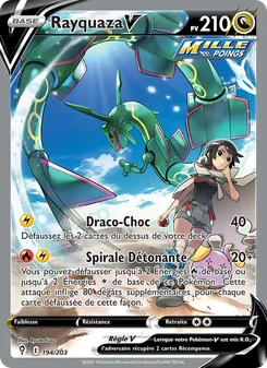 Carte Pokémon Rayquaza V 194 — Évolution Céleste