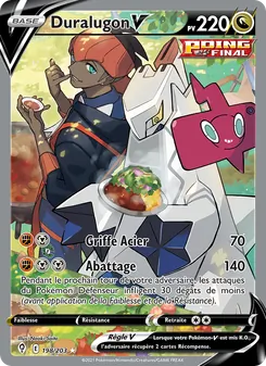 Carte Pokémon Duralugon V 198 — Évolution Céleste