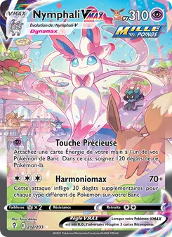 Carte Pokémon Nymphali VMAX 212 — Évolution Céleste