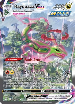Carte Pokémon Rayquaza VMAX 218 — Évolution Céleste