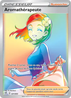 Carte Pokémon Aromathérapeute 221 — Évolution Céleste