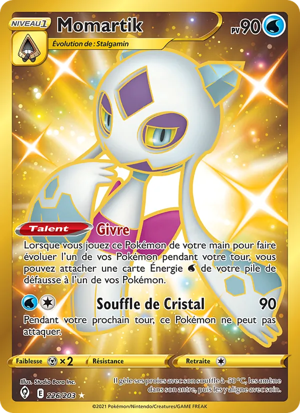 Carte Pokémon Momartik 226/203 de l'extension Évolution Céleste