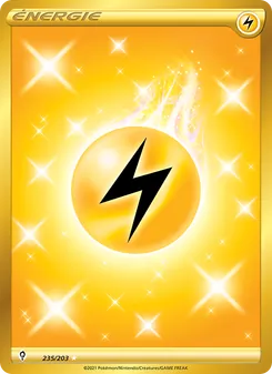 Carte Pokémon Énergie Electrik 235 — Évolution Céleste