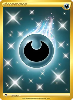 Carte Pokémon Énergie Obscurité 236 — Évolution Céleste