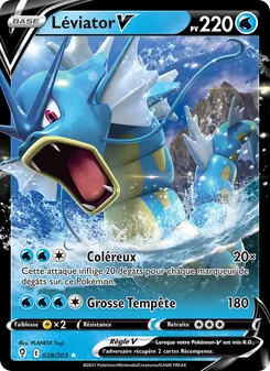 Carte Pokémon Léviator V 28 — Évolution Céleste