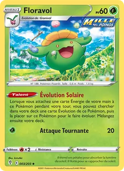 Carte Pokémon Floravol 3 — Évolution Céleste