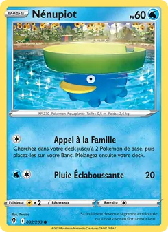 Carte Pokémon Nénupiot 32 — Évolution Céleste
