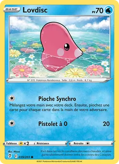 Carte Pokémon Lovdisc 39 — Évolution Céleste