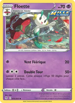 Carte Pokémon Floette 72 — Évolution Céleste