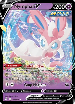 Carte Pokémon Nymphali V 74 — Évolution Céleste